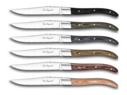 Sambonet Knives Black Knife Block Set, 5 knives - The Pink Daisy