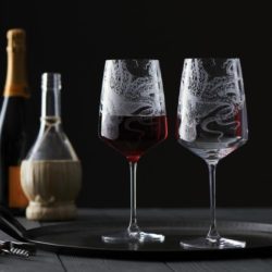 Caskata Quinn Ocean Red Wine Glasses Set of 2