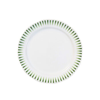 Juliska Sitio Stripe Dinner Plate - Basil 11"D